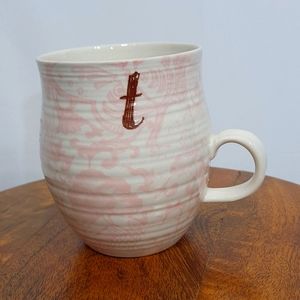 Anthropologie T Homegrown Monogram 16oz Mug
